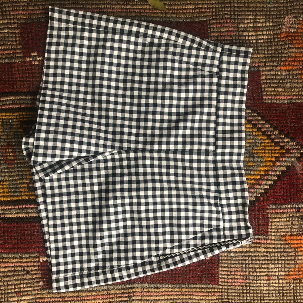 Zara Gingham Shorts